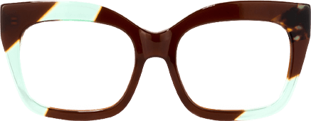 Terrie - Square Brown Eyeglasses