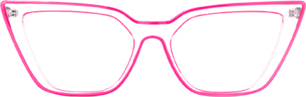 Lyuba - Rectangle Bright/Pink Eyeglasses