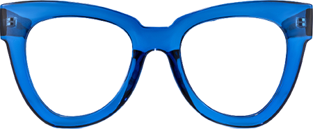 Judith - Butterfly Blue Eyeglasses