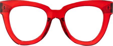 Judith - Butterfly Red Eyeglasses