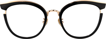 Retro - Black Round Glasses