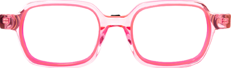 Funmi - Rectangle Pink Eyeglasses