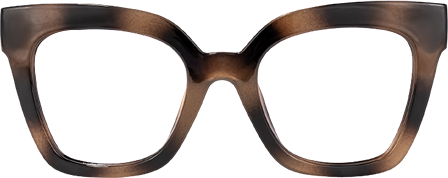 Naila - Square Tortoise Eyeglasses