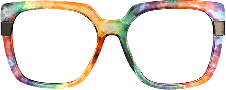 Ayomide - Square Multicolor Eyeglasses