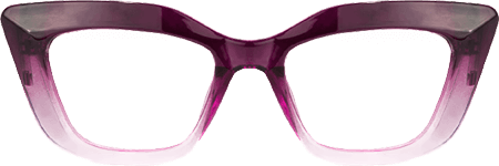 Walburga - Rectangle Purple Eyeglasses