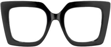 Adrienne - Square Black Eyeglasses