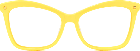 Libby - Butterfly Yellow Eyeglasses