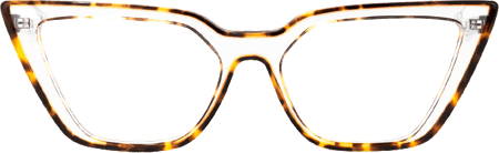 Lyuba - Rectangle Tortoise Eyeglasses