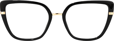 Declan - Rectangle Black Eyeglasses