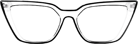 Lyuba - Rectangle Black Sunglasses