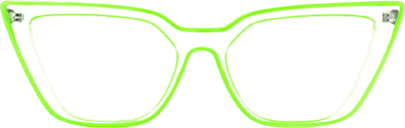 Lyuba - Rectangle Green Eyeglasses