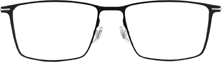Chiru Square Black Glasses | Zeelool Glasses