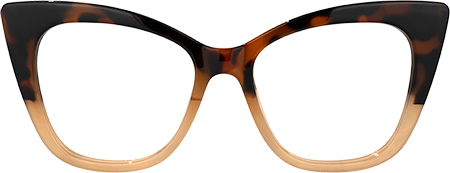 Mathews - Cat Eye Brown Eyeglasses