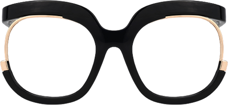 Fredia - Square Black Eyeglasses