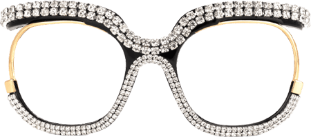 Mancha - Square White Eyeglasses