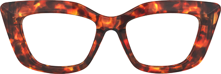 Ferrer Cateye Red-Tortoise Glasses | Zeelool Glasses