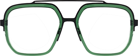 Ace Aviator Green Frame Glasses for Men | Zeelool