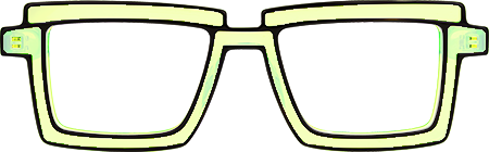 Joselyn - Rectangle Green Eyeglasses