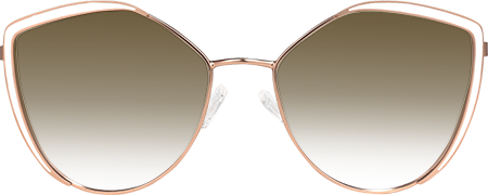 Ginger Geometric Brown Sunglasses | Zeelool Glasses