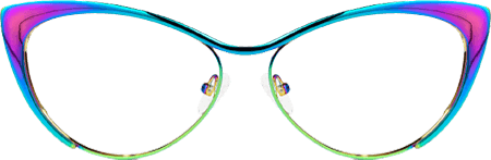 Annabelle - Cat Eye Multicolor Eyeglasses