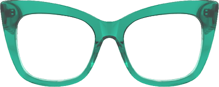 Escobar - Square Green Eyeglasses