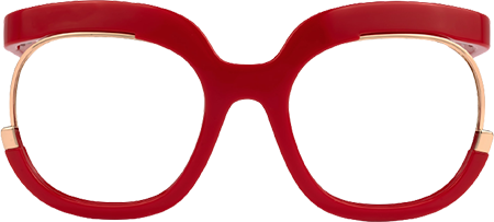 Darice Round Red Glasses | Zeelool Glasses