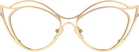 Hilleary - Geometric Gold Eyeglasses