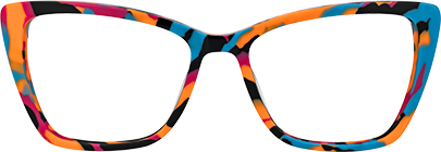 Sanchez - Rectangle Multicolor Eyeglasses