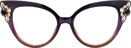Yulanda - Cat Eye Purple Eyeglasses