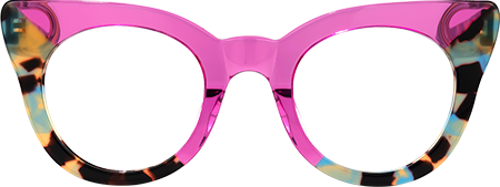 Geraldine - Cat Eye Purple Eyeglasses