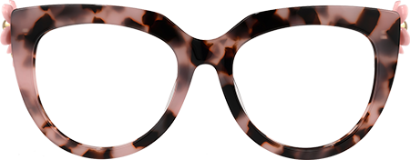 Miguel Cateye Pink-Tortoise Glasses | Zeelool Glasses
