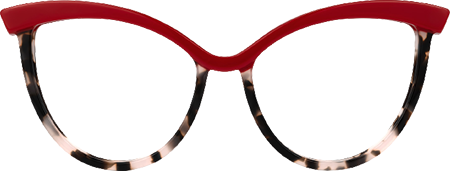 Florido - Cat Eye Red Eyeglasses