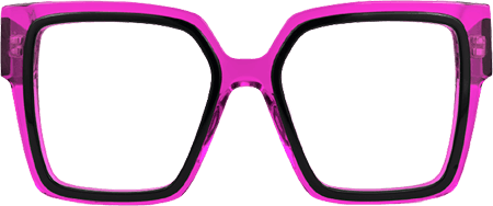 Huffman - Square Purple Eyeglasses