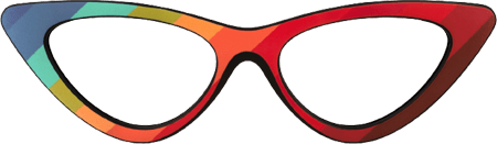 Augusto - Cat Eye Multicolor Eyeglasses
