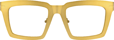 Arnal - Rectangle Gold Eyeglasses