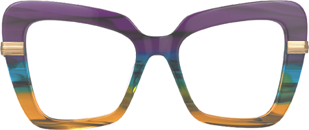 Nadda - Square Multicolor Eyeglasses