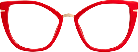 Abena - Cat Eye Red Eyeglasses