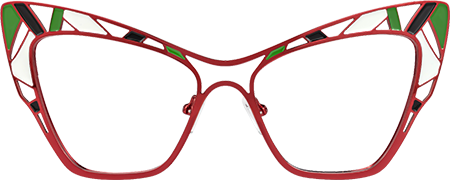 Aali - Cat Eye Red Eyeglasses