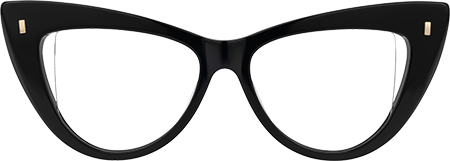Abelina - Cat Eye Black Eyeglasses