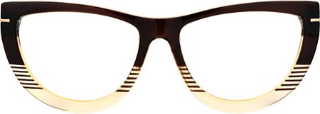 Rhea - Butterfly Brown Eyeglasses