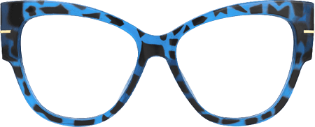 Elektra - Cat Eye Blue/Tortoise Eyeglasses