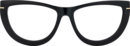 Rhea - Butterfly Black Eyeglasses