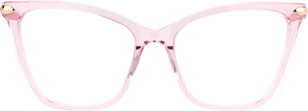 Hilary - Cat Eye Pink Glasses