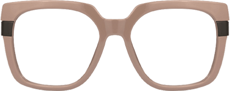 Abeni - Square Brown Eyeglasses
