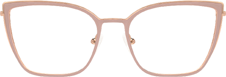 Adeliza - Rectangle Pink Eyeglasses