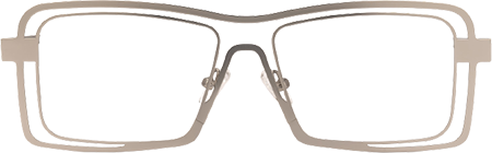 Tosin Square Silver Glasses | Zeelool Glasses
