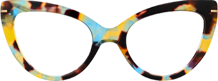 Veromca - Cat Eye Blue/Tortoise Eyeglasses