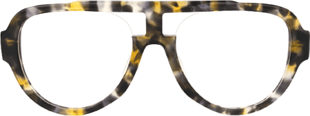 Adnan - Aviator Yellow/Tortoise Eyeglasses