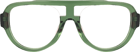 Adnan - Aviator Green Eyeglasses
