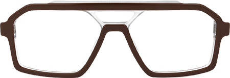 Samira Aviator Chocolate Glasses | Zeelool Glasses